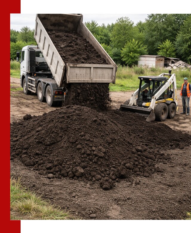 Поставка плодородной земли с доставкой самосвалом в Лесосибирске