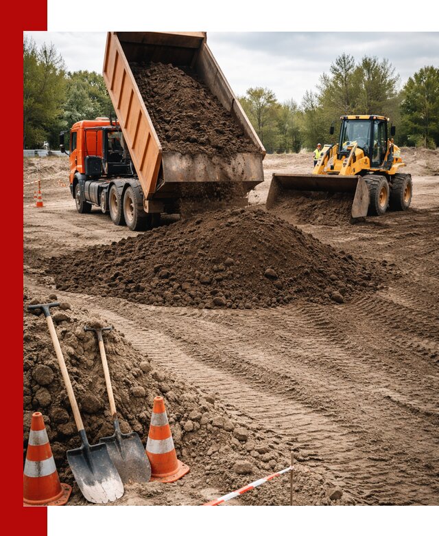 Поставка и доставка планировочного грунта в Лесосибирске