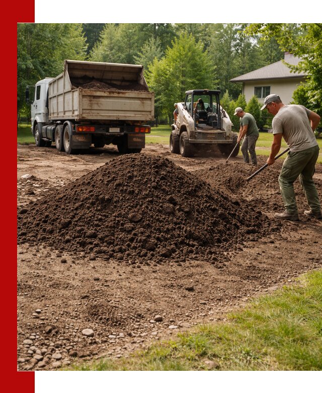 Доставка и укладка грунта для газона в Лесосибирске