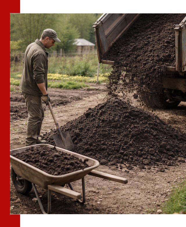Доставка качественной земли для огорода в Лесосибирске