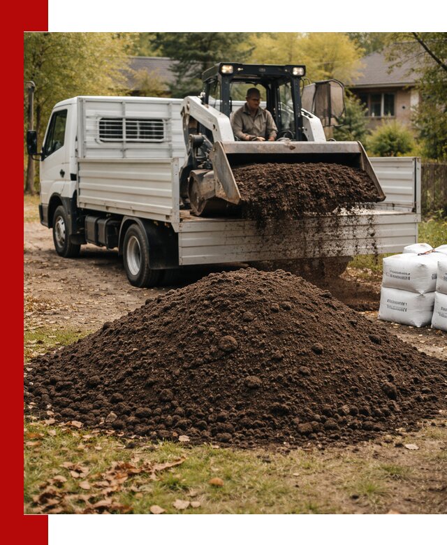 Доставка садовой земли в больших объёмах в Лесосибирске