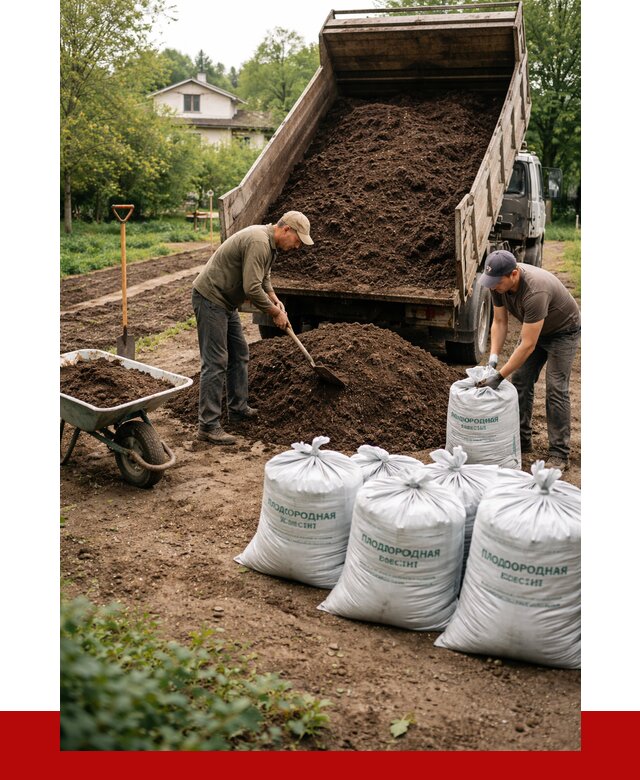Плодородная смесь в Лесосибирске от 4374 р./куб с доставкой | ПРОНЕРУДЛсс