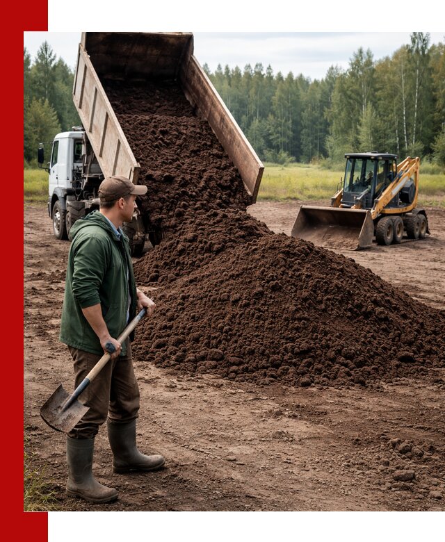 Купить верховой торф с доставкой в Лесосибирске для садоводства и растений