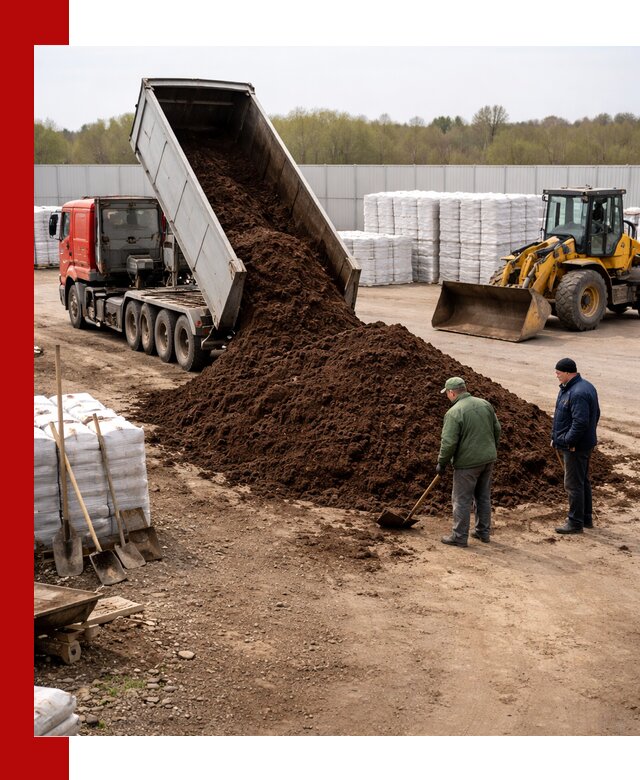 Доставка торфяных смесей оптом и в розницу в Лесосибирске