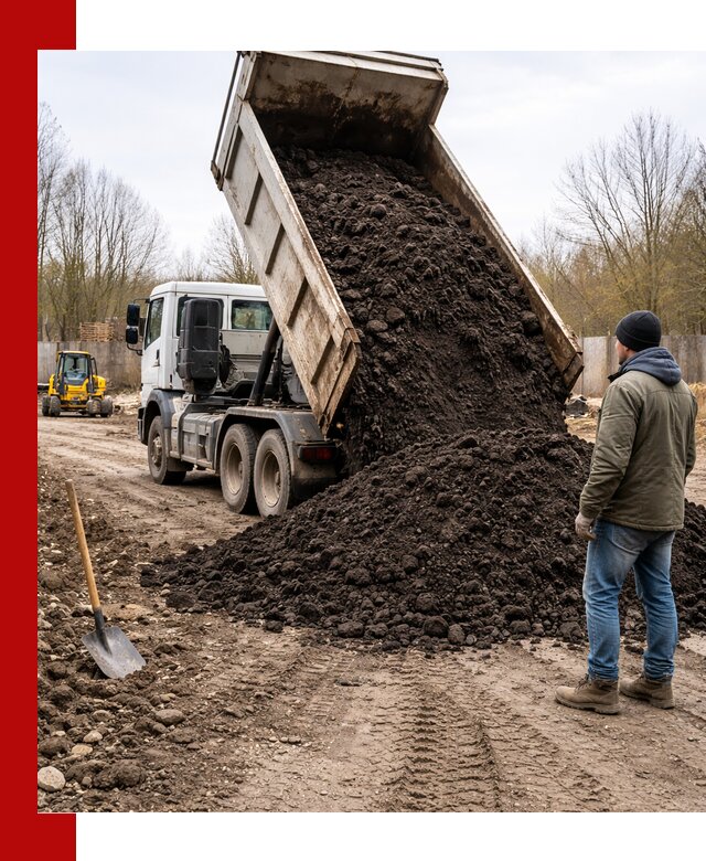 Доставка чернозема навалом в Лесосибирске быстро и выгодно