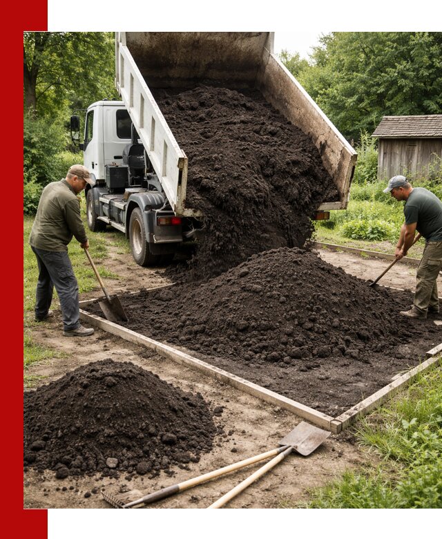 Купить чистый чернозем для огорода с доставкой в Лесосибирске