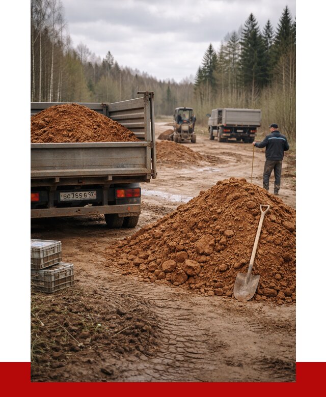 Глина и суглинки в Лесосибирске от 4687 р. за куб | ПРОНЕРУДЛсс