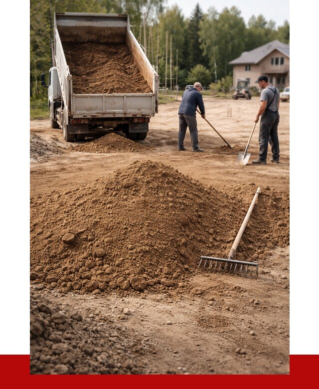 Суглинок для планировки в Лесосибирске с доставкой от 4374 р. | ПРОНЕРУДЛсс