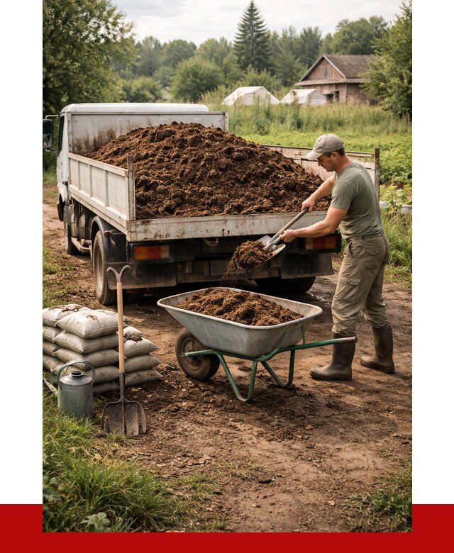 Купить коровий навоз с доставкой в Лесосибирске от 1875 р. | ПРОНЕРУДЛсс