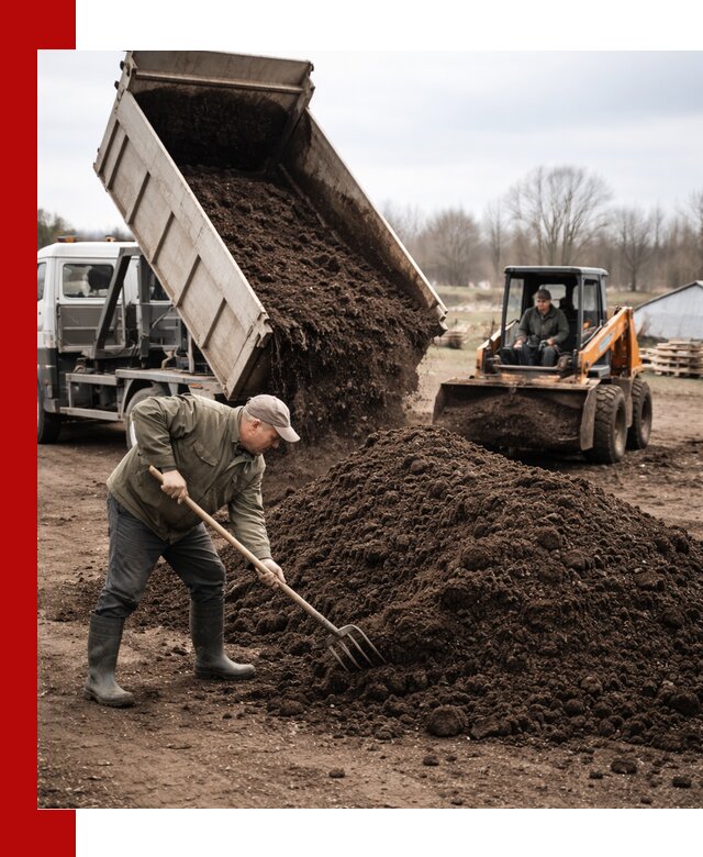 Доставка и продажа перегноя в Лесосибирске быстро и дешево
