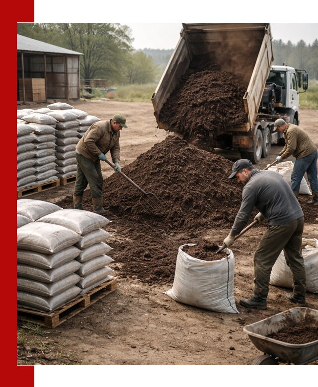 Доставка компоста оптом и в розницу в Лесосибирске