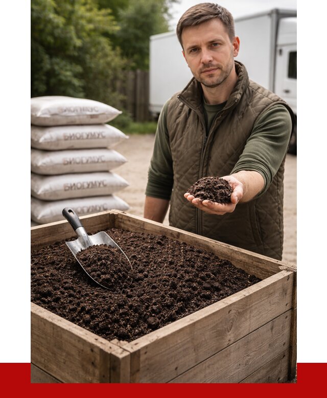 Купить биогумус в Лесосибирске с доставкой от 8853 р. за куб | ПРОНЕРУДЛсс