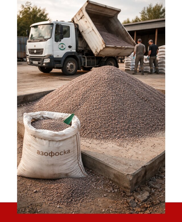 Купить азофоска в Лесосибирске с доставкой от 1250 р. за куб | ПРОНЕРУДЛсс