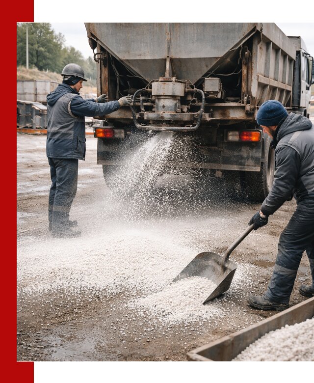 Доставка и продажа хлористого кальция в Лесосибирске