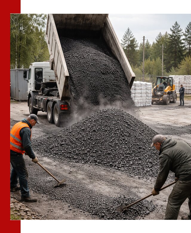 Доставка и продажа асфальтного гранулята в Лесосибирске