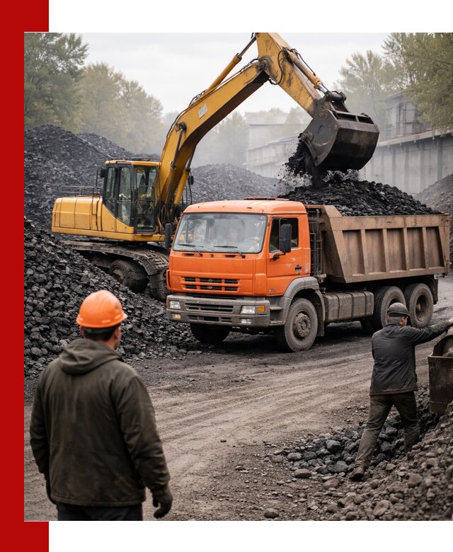 Доставка угля автотранспортом в Лесосибирске быстро и выгодно