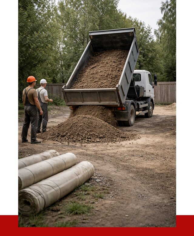 Доставка сыпучих материалов самосвалом в Лесосибирск от 4374 р. | ПРОНЕРУДЛсс
