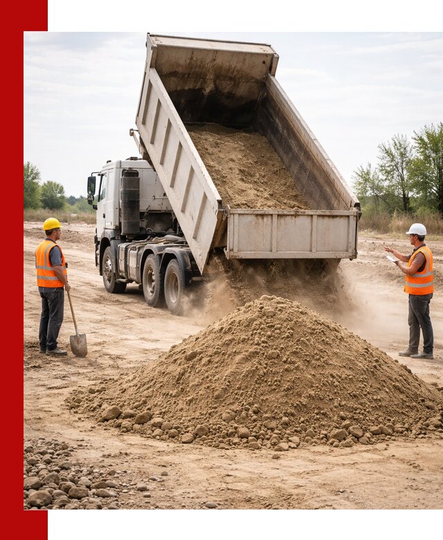 Доставка самосвалом 15 кубов в Лесосибирске за город и по городу