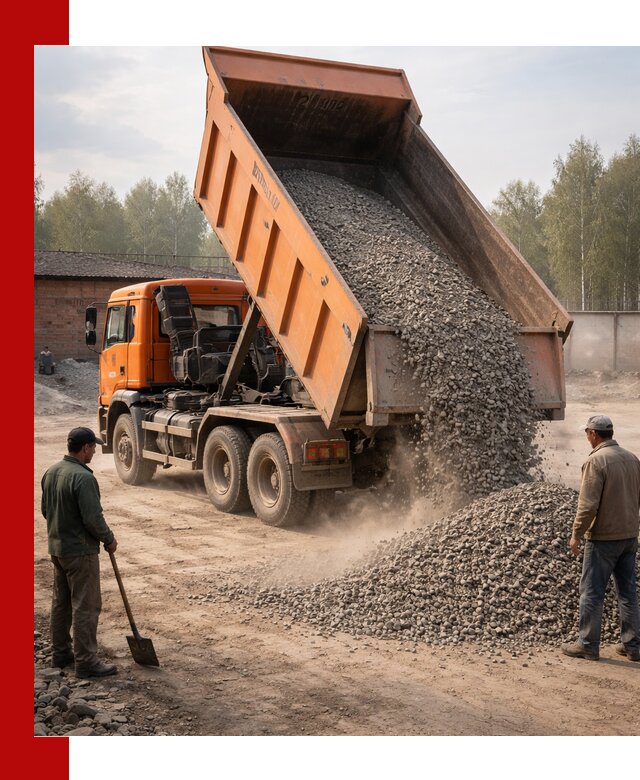 Доставка самосвалом 20 м3 в Лесосибирске быстро и надежно