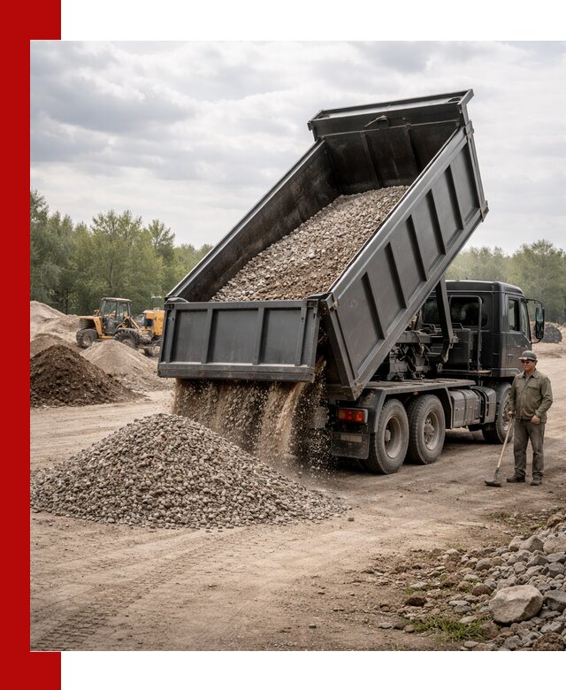 Доставка самосвалом 30 м3 по выгодным ценам в Лесосибирске