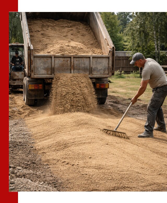 Отсыпка участка песком в Лесосибирске быстро и качественно