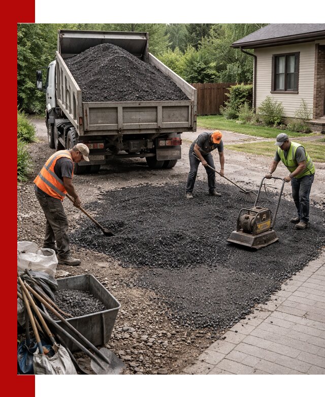 Асфальтовая крошка для двора с доставкой в Лесосибирске